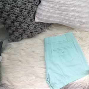 Mint J. Crew Chino Shorts