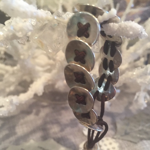 Silpada Sterling Silver Disc Bracelet