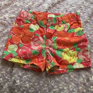 Floral Shorts Size:10 (Kids)