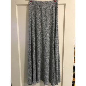 New Forever 21 Small Grey Maxi Skirt