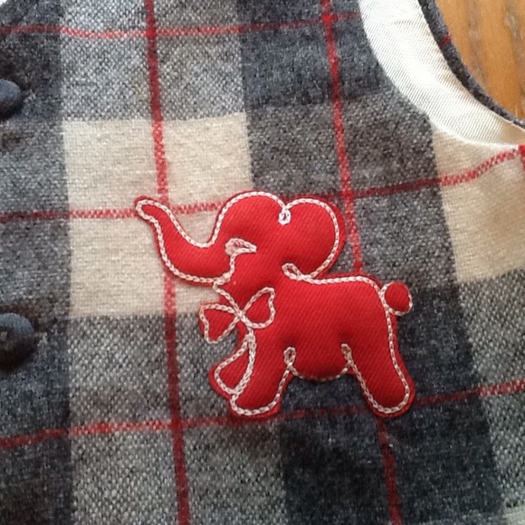 Retro 1950's Infant/Baby Boy Wool tartan vest - Picture 2 of 4