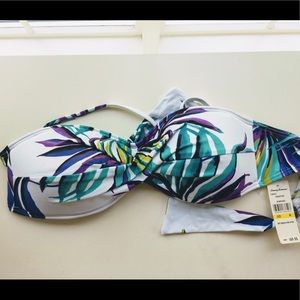 NWT Tommy Bahama twist bandeau bikini top