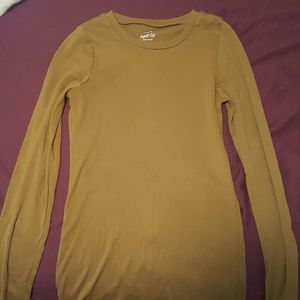 Jcrew Perfect Fit top in greenish gold