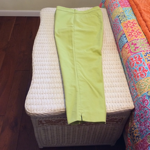 Talbots Pants - CLEANING CLOSET Talbots's lime green ankle pants