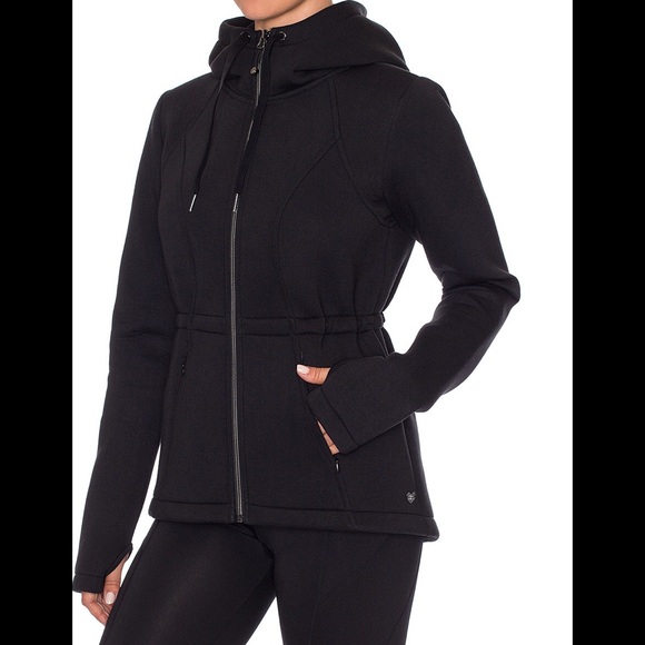NEW Betsy Johnson Hooded Black Jacket
