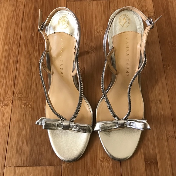 Ivan's Trump silver shoes