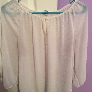 White Old Navy Blouse