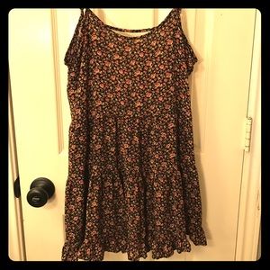 Floral Ruffled Open-Back Festival Dress