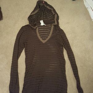 Hard Tail cut out hoodie