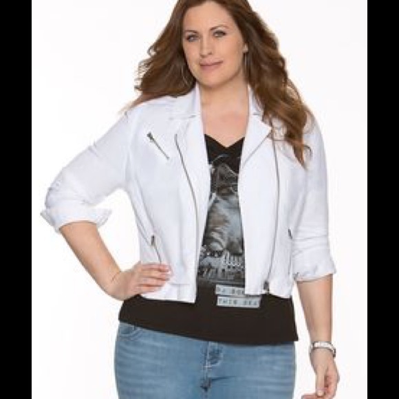 Linen Moto Jacket