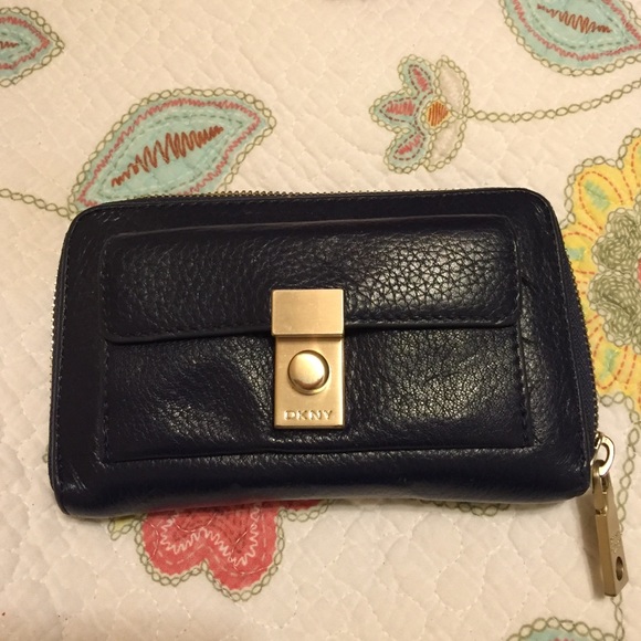 Navy DKNY wallet
