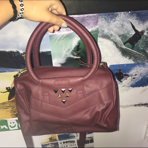 Volcom Handbags - ~Maroon Volcom Alice Barrel Bag~