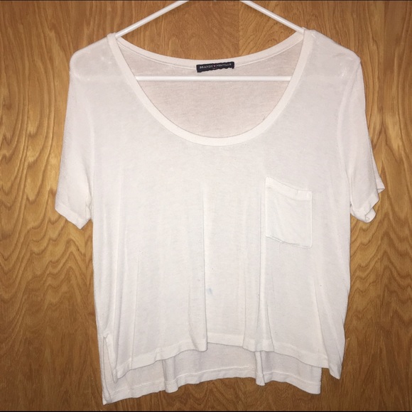 brandy flowing crop top