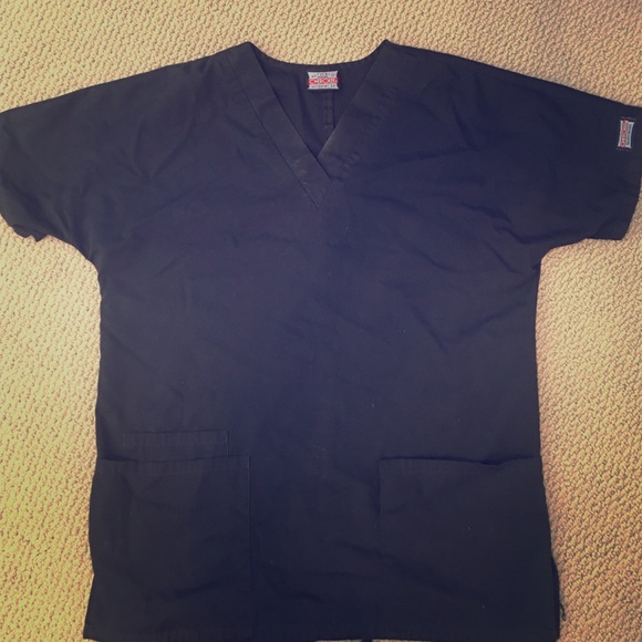 Black medical scrubs