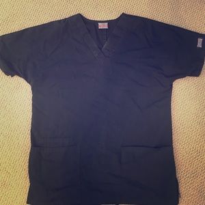 Black medical scrubs
