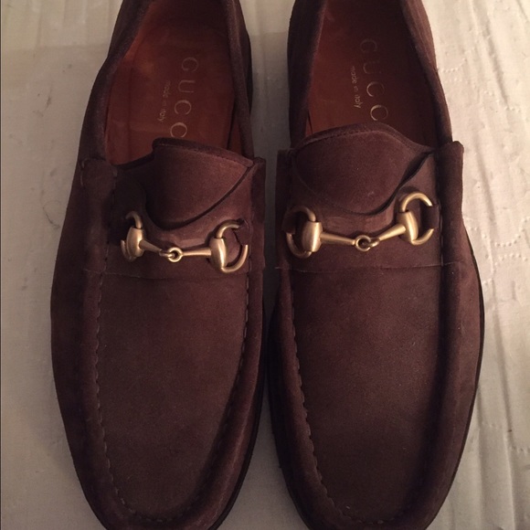 Gucci Other - Gucci Horsebit Loafers Brown Suede