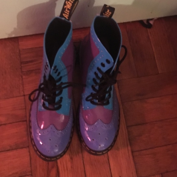 Purple+Blue Dr.Martens Size 8