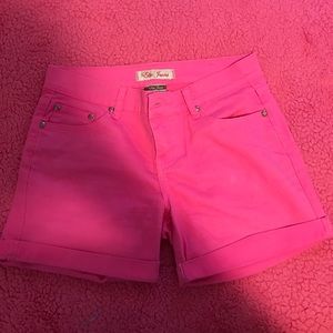 Pink shorts