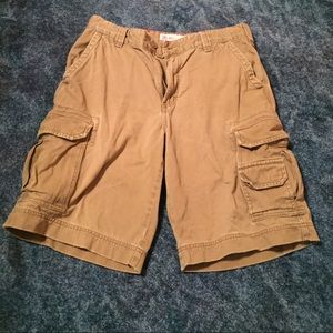 Tan Cargo Shorts