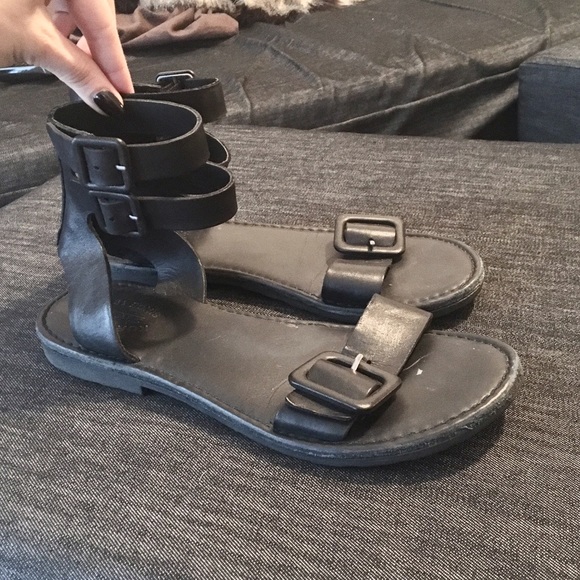 Lucky Brand Kork-Ease ankle strap sandals
