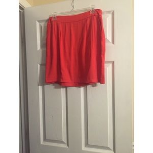 Orange forever21 skirt