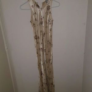 Floor length form fitting dress