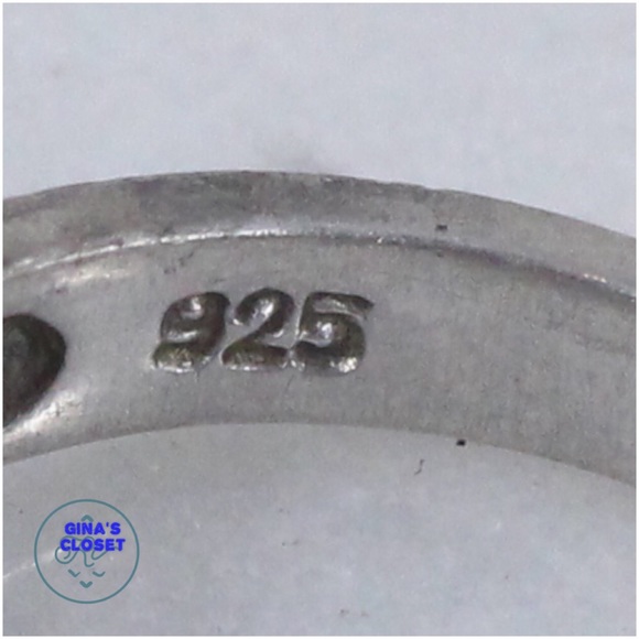 sterling silver crystal 4g - ring (6.75) - Picture 3 of 4