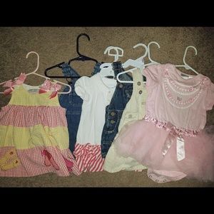Baby girls lot of dresses
