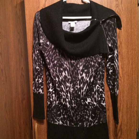 Cache knit sweater tunic - Picture 3 of 4