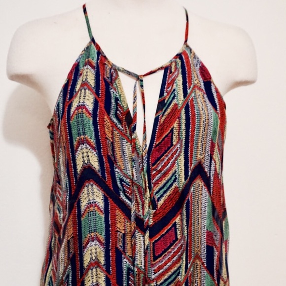 Ella Moss Tops - Ella Moss Multi-colored tribal tank