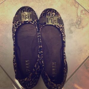 Lauren Ralph Lauren Flats - Leopard print