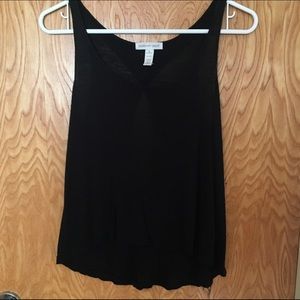 black tank with open back