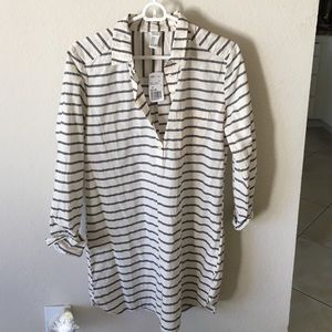 Striped tunic dress