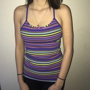 Lululemon striped tank top