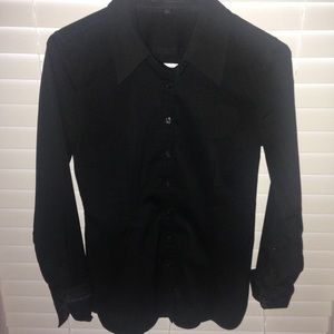 Women's  Black Express Button Up Size Small