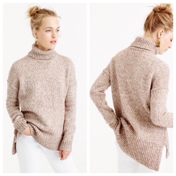 J. Crew Sweaters - J.Crew Marled Italian Wool Turtleneck