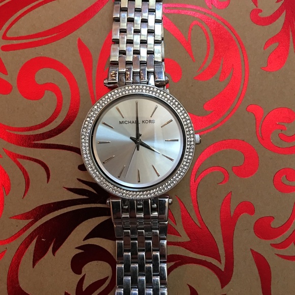 Micheal Kors darci silver watch