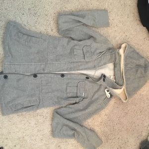 Zip up hoodie with buttons