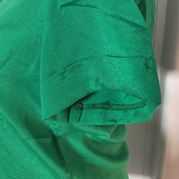 Green A'GACI Blouse - Picture 2 of 4