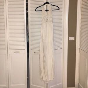white maxi dress