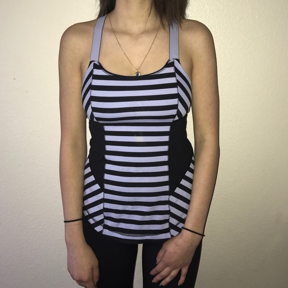 Lululemon Tank Top Striped - Picture 1 of 4