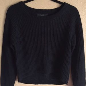 Forever 21 Black knit sweater. Size S. Never worn