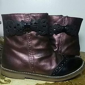 Girls Leather Booties