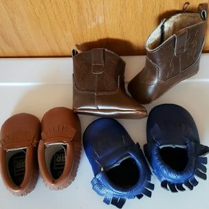 Infant shoe lot. Only blue remaining