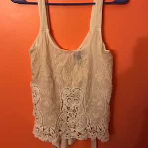 Lace tank top