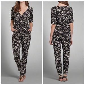 Abercrombie and Fitch floral jumpsuit
