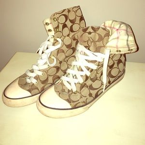 Coach sneakers- high top