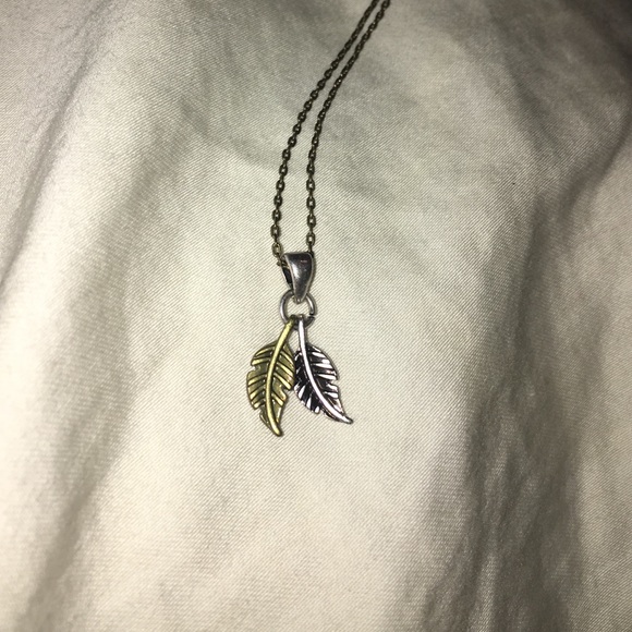 Gold and Silver Feature Long Necklace