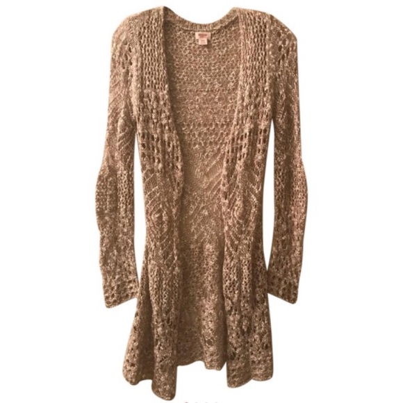 Mossimo Supply Co. Sweaters - LAST CHANCE! DONATING 3/31 - Long Crochet Cardigan