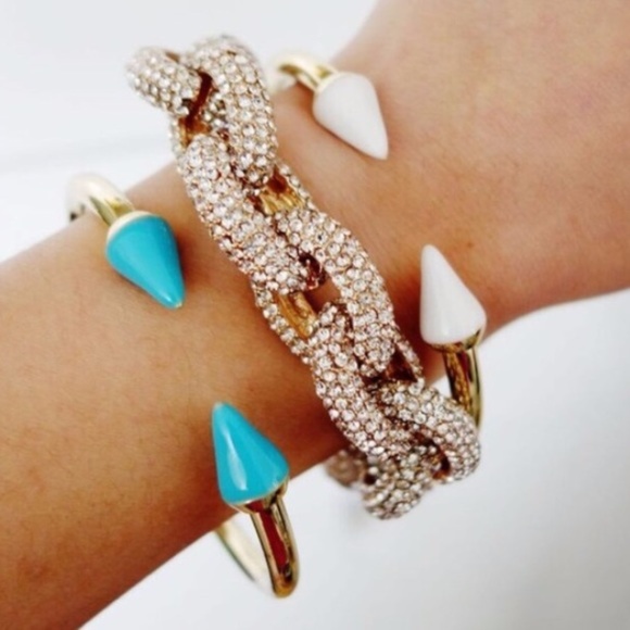 T&J Designs Jewelry - Set of 3 Enamel Spike Bracelet Bundle SALE